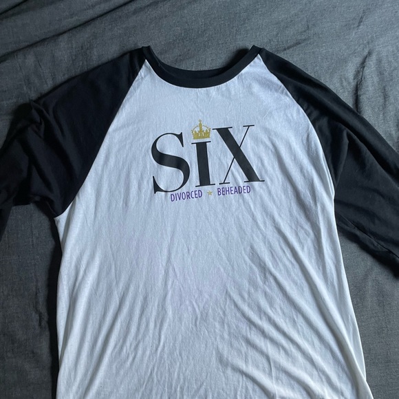 “Six” The Musical baseball tee - Picture 5 of 5